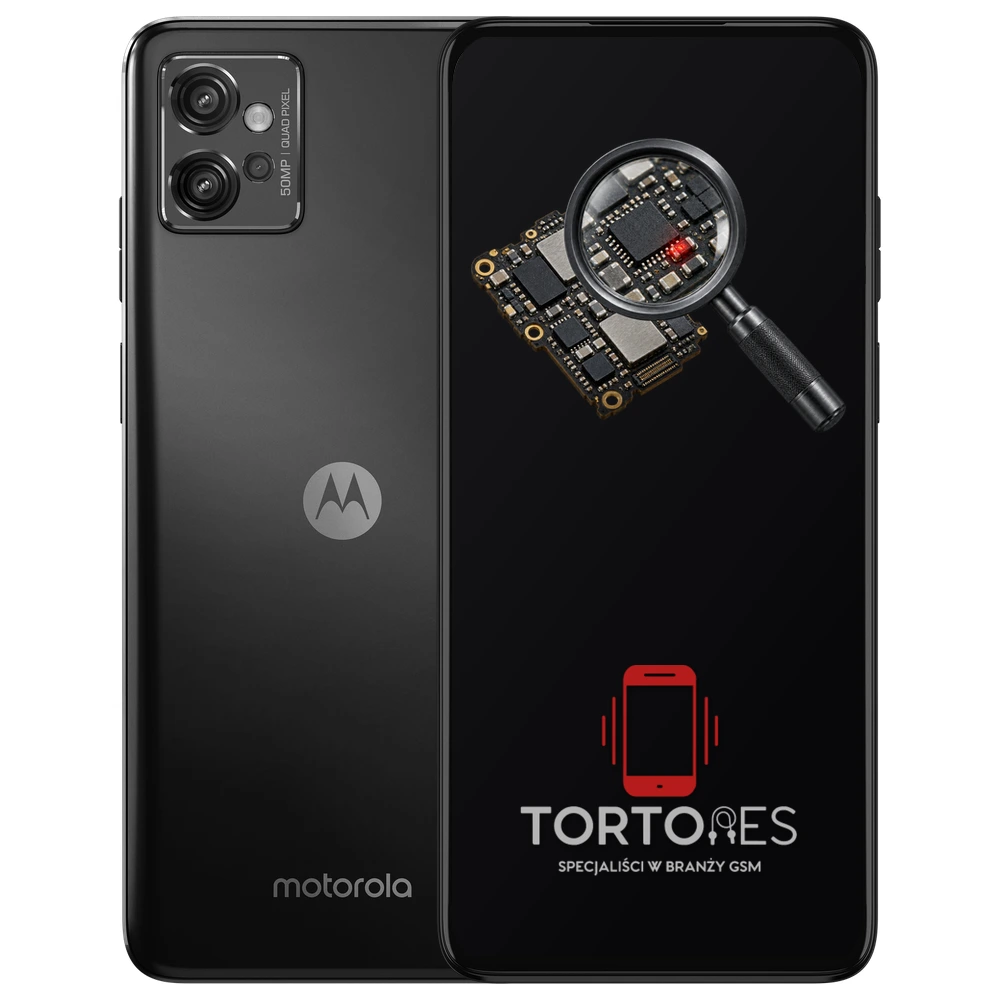 Motorola Moto G32 z symbolem diagnostyki - diagnoza telefonu