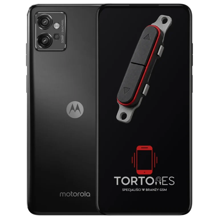 Motorola Moto G32 z symbolem przycisków - naprawa przycisków włączania i głośności