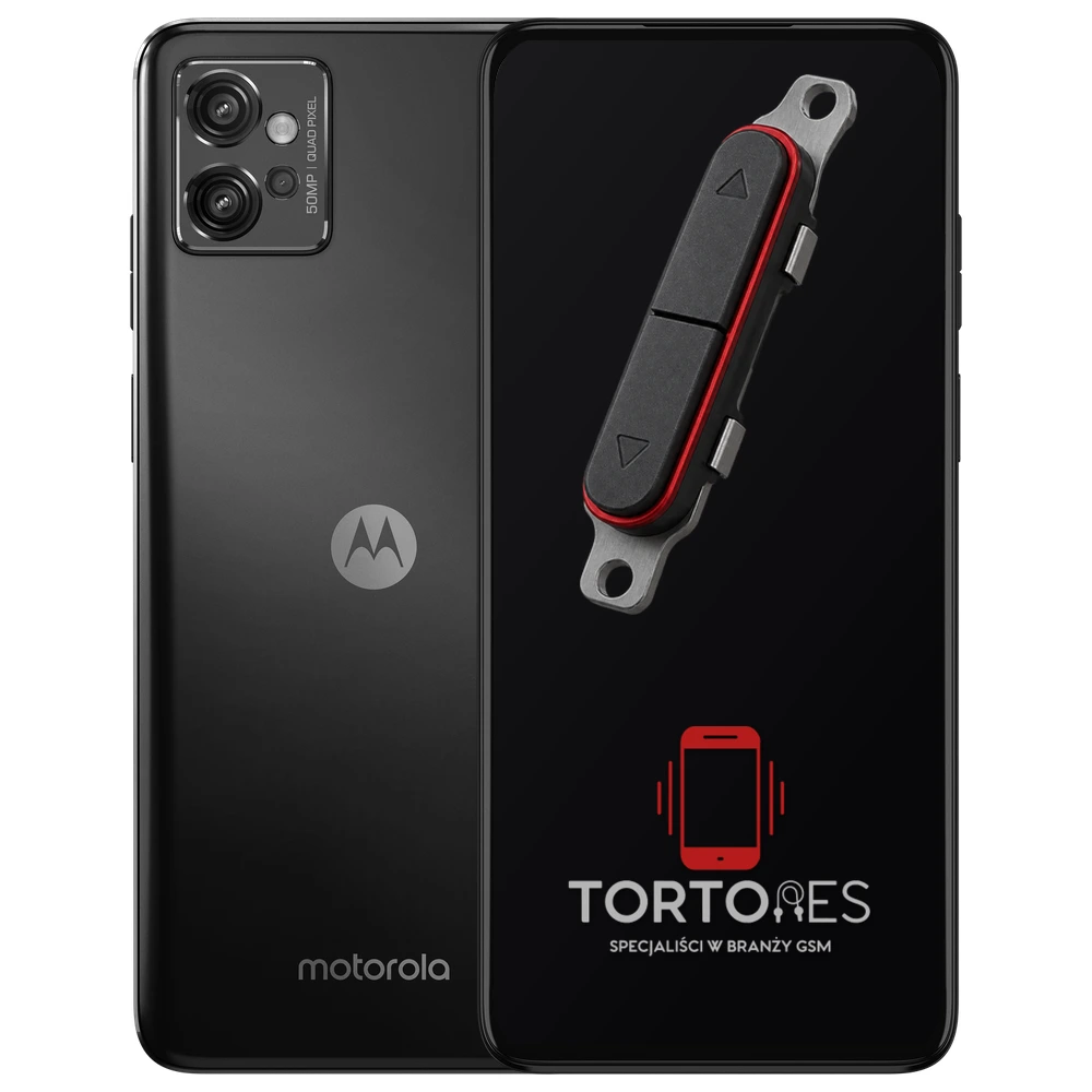 Motorola Moto G32 z symbolem przycisków - naprawa przycisków włączania i głośności
