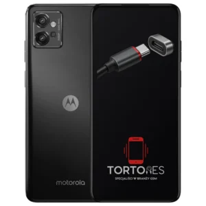 Motorola Moto G32 z ilustracją złącza ładowania - naprawa złącza ładowania