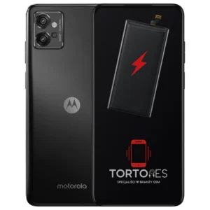 Motorola Moto G32 z ilustracją baterii - wymiana baterii