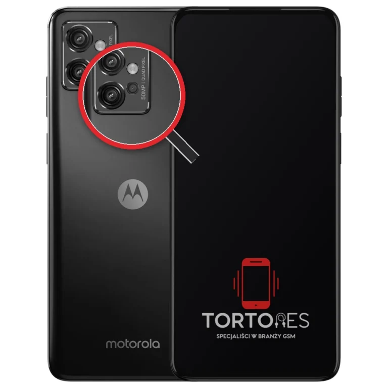 Motorola Moto G32 z lupą na tylnych aparatach - wymiana tylnej kamery
