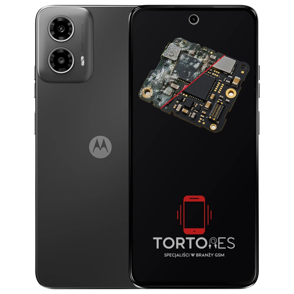 Motorola Moto G34 5G z ilustracją zalania - czyszczenie po zalaniu