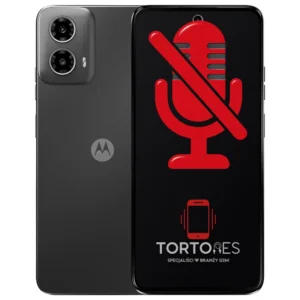 Motorola Moto G34 5G z symbolem mikrofonu - naprawa mikrofonu