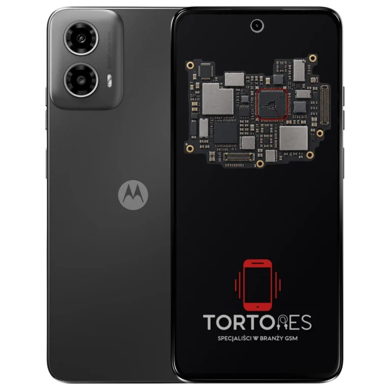 Motorola Moto G34 5G z ilustracją płyty głównej - naprawa płyty głównej
