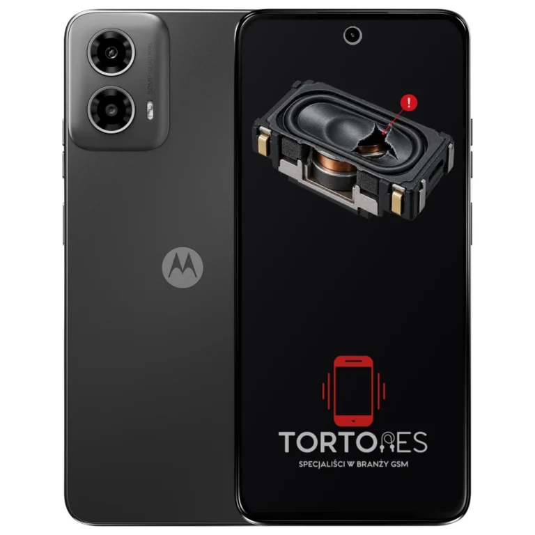 Motorola Moto G34 5G z symbolem głośnika multimedialnego - wymiana głośnika multimedialnego