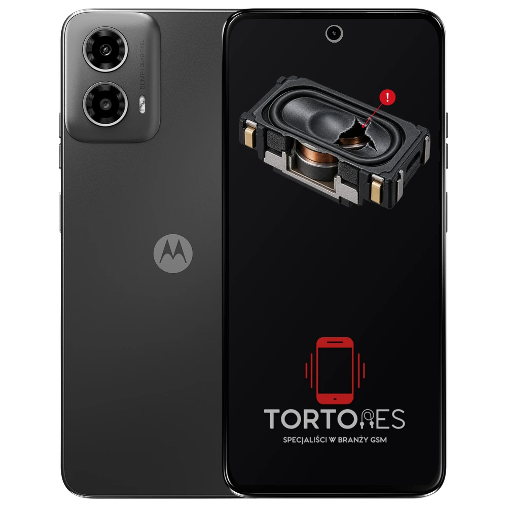 Motorola Moto G34 5G z symbolem głośnika multimedialnego - wymiana głośnika multimedialnego
