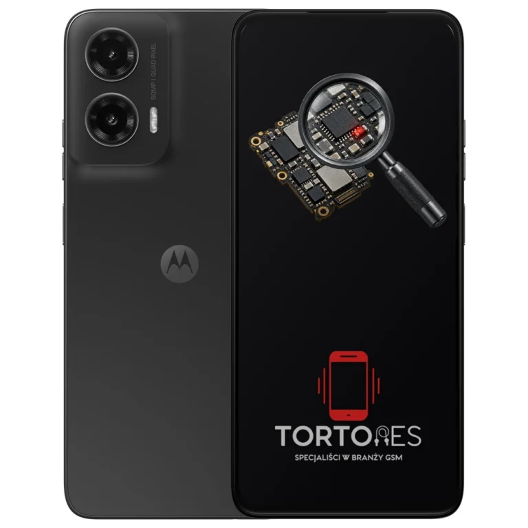 Motorola Moto G35 5G z symbolem diagnostyki - diagnoza telefonu