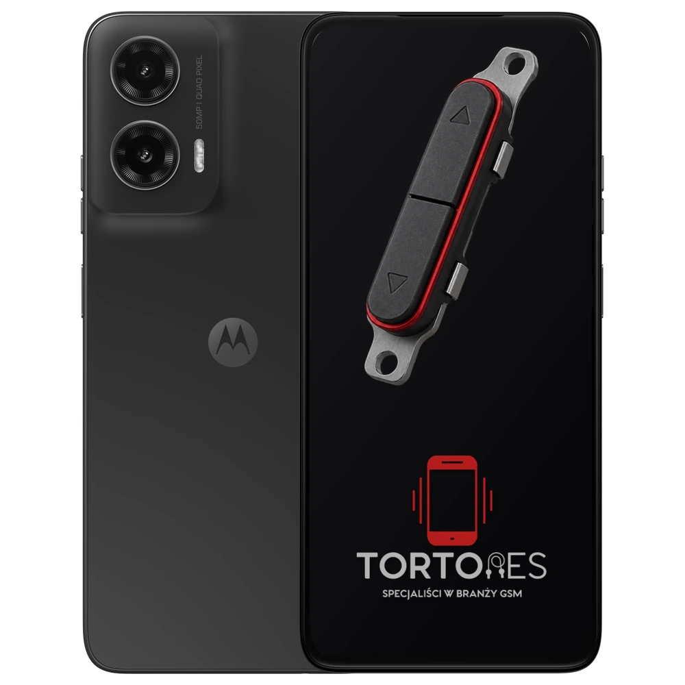 Motorola Moto G35 5G z symbolem przycisków - naprawa przycisków włączania i głośności