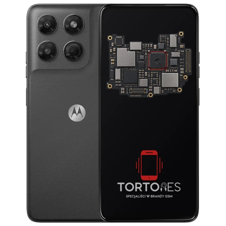 Motorola Moto G37 Power z ilustracją płyty głównej - naprawa płyty głównej