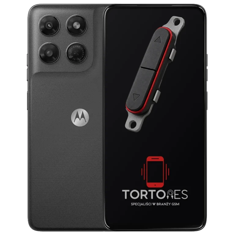 Motorola Moto G37 Power z symbolem przycisków - naprawa przycisków włączania i głośności