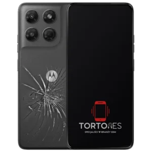 Motorola Moto G37 Power z ilustracją pękniętej tylnej klapki - wymiana zbitej klapki