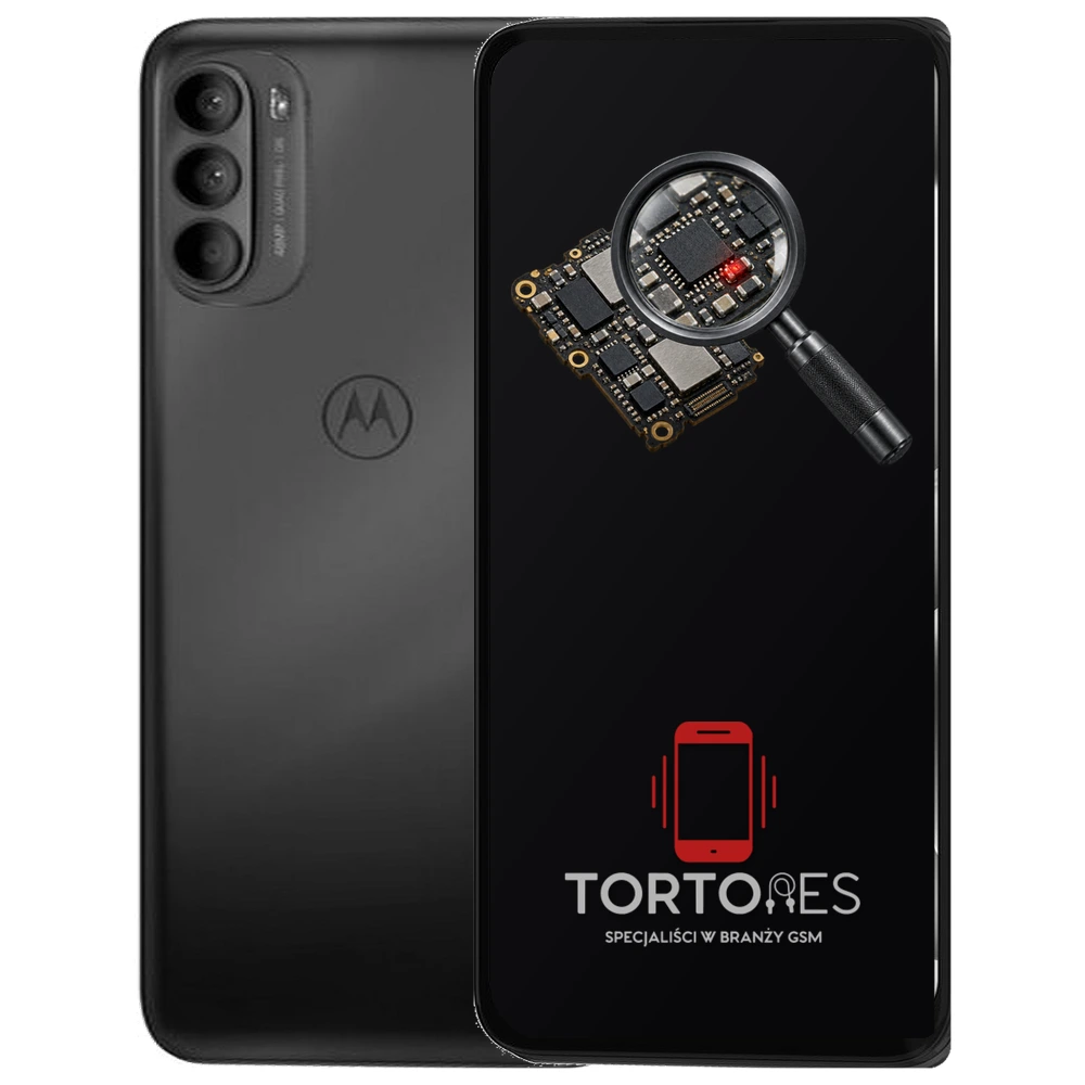 Motorola Moto G41 z symbolem diagnostyki - diagnoza telefonu