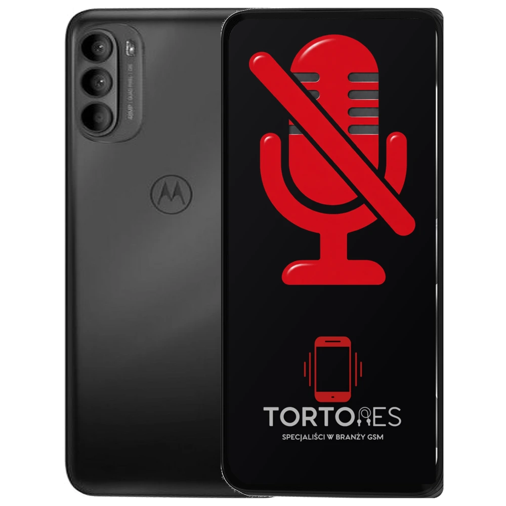 Motorola Moto G41 z symbolem mikrofonu - naprawa mikrofonu