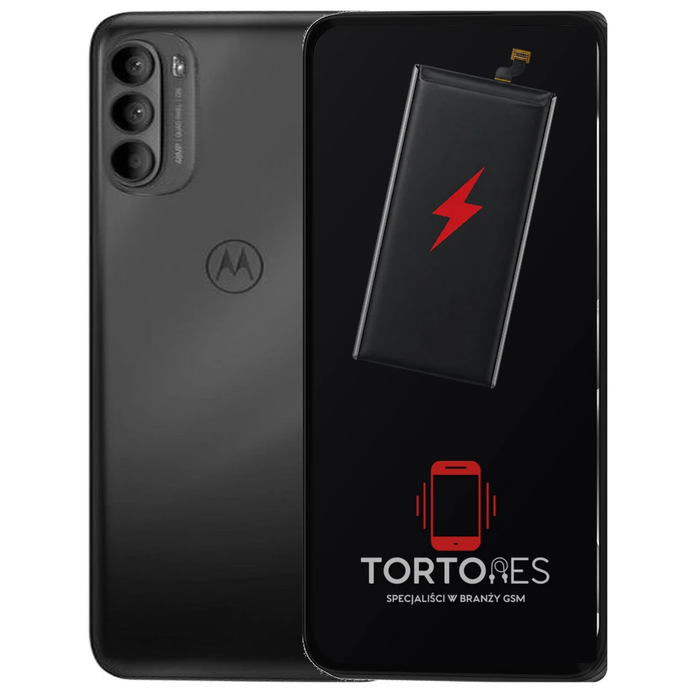 Motorola Moto G41 z ilustracją baterii - wymiana baterii