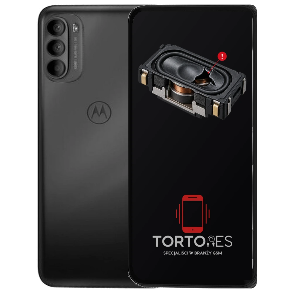Motorola Moto G41 z symbolem głośnika multimedialnego - wymiana głośnika multimedialnego
