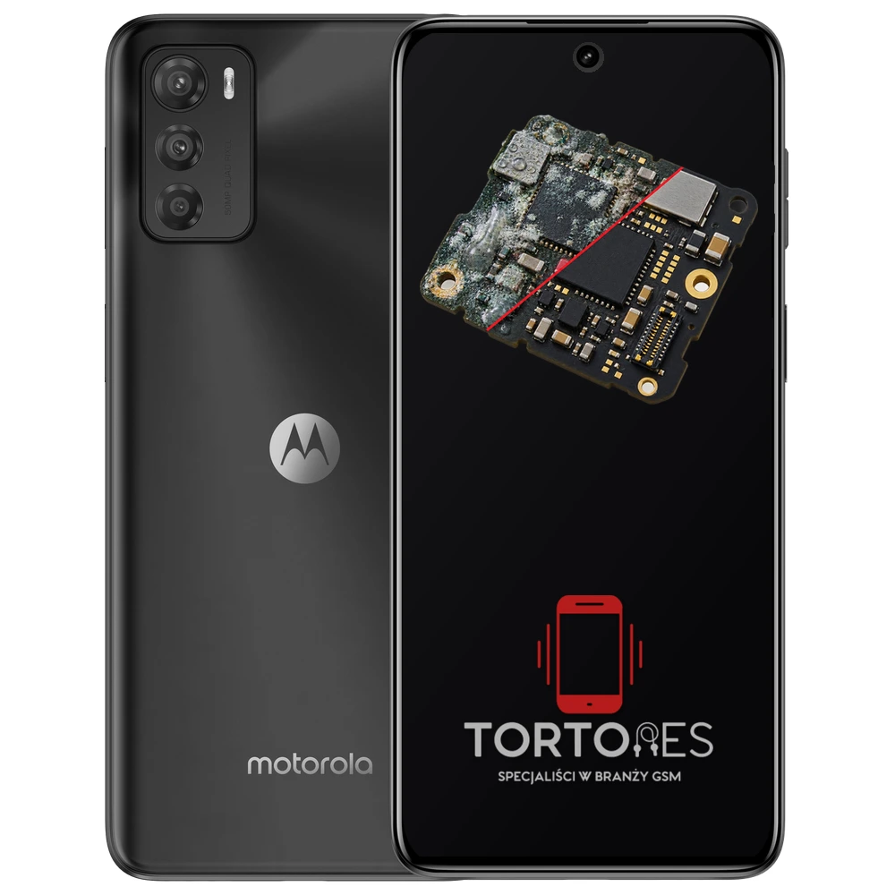 Motorola Moto G42 z ilustracją zalania - czyszczenie po zalaniu