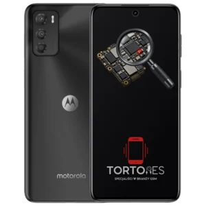 Motorola Moto G42 z symbolem diagnostyki - diagnoza telefonu