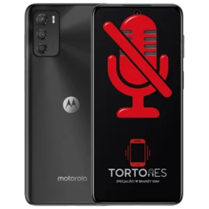 Motorola Moto G42 z symbolem mikrofonu - naprawa mikrofonu