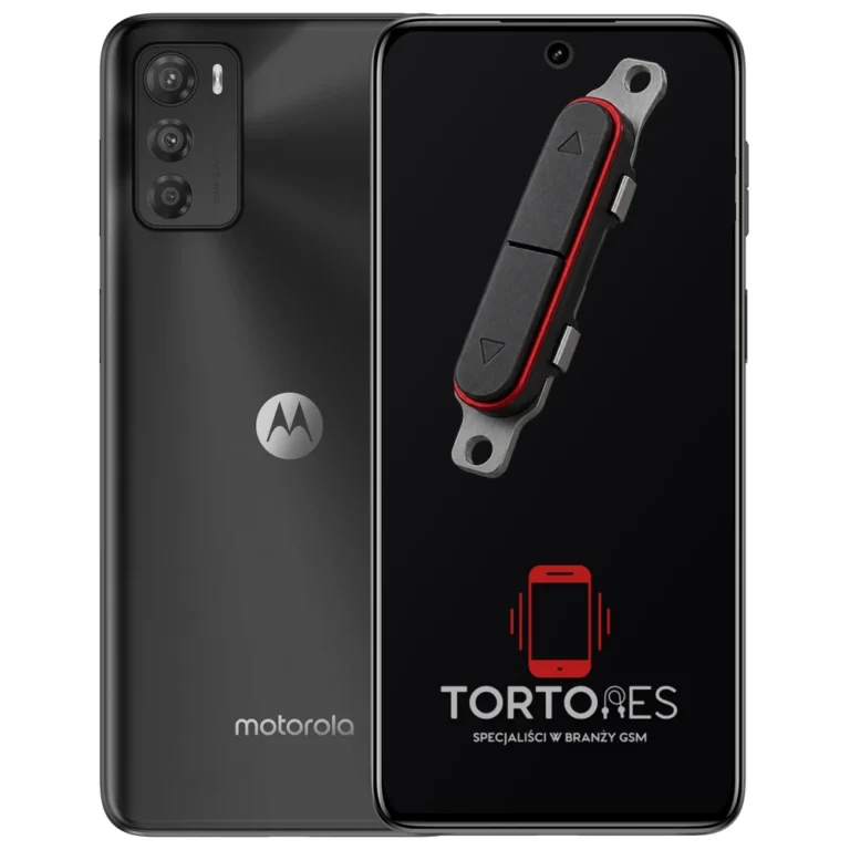 Motorola Moto G42 z symbolem przycisków - naprawa przycisków włączania i głośności
