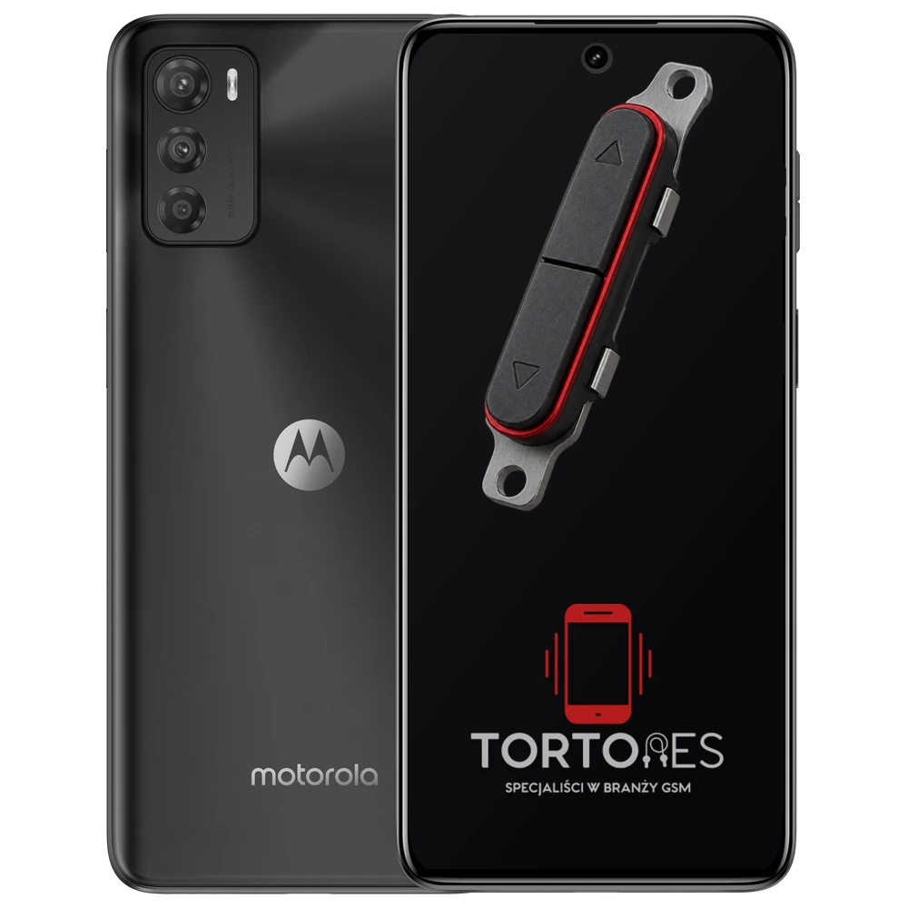 Motorola Moto G42 z symbolem przycisków - naprawa przycisków włączania i głośności