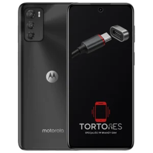 Motorola Moto G42 z ilustracją złącza ładowania - naprawa złącza ładowania