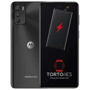 Motorola Moto G42 z ilustracją baterii - wymiana baterii