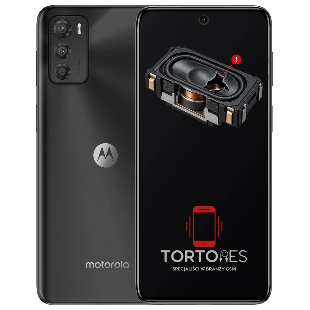 Motorola Moto G42 z symbolem głośnika multimedialnego - wymiana głośnika multimedialnego