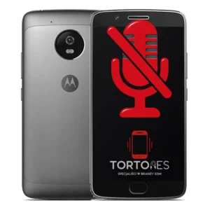Motorola Moto G5 z symbolem mikrofonu - naprawa mikrofonu