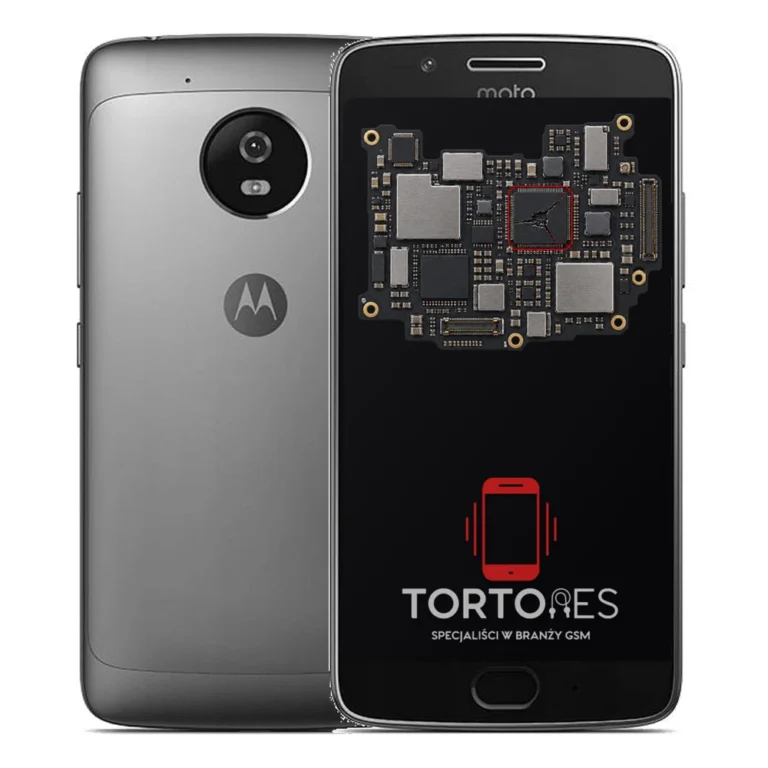 Motorola Moto G5 z ilustracją płyty głównej - naprawa płyty głównej