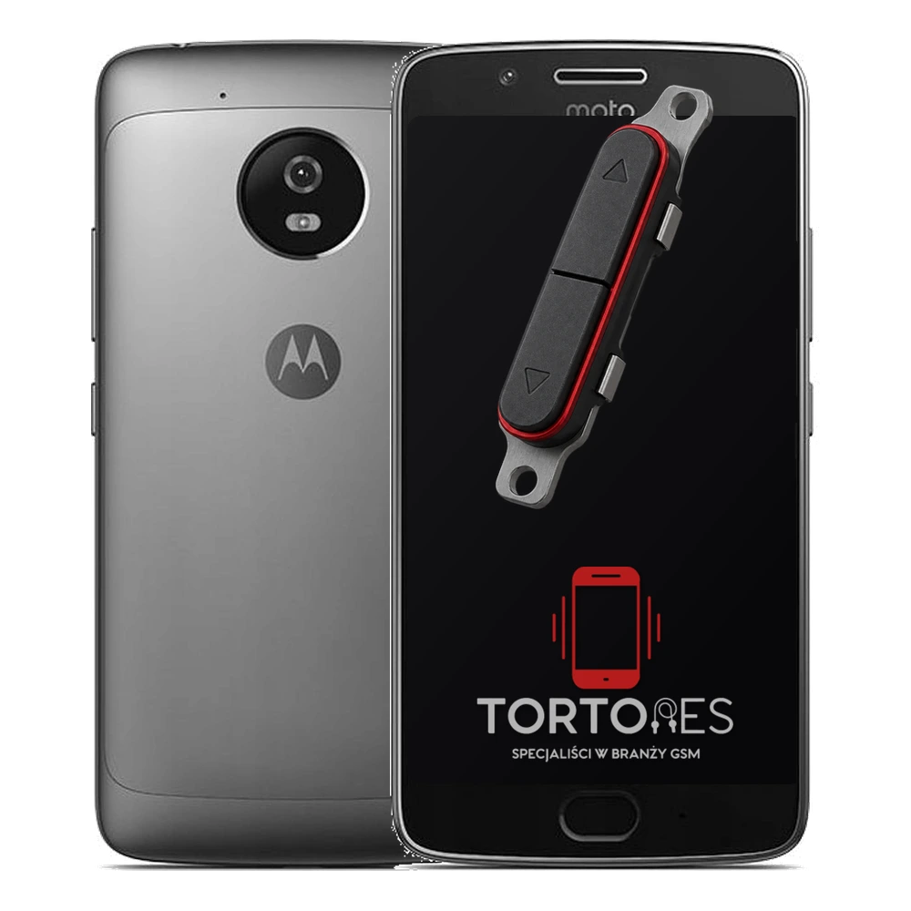 Motorola Moto G5 z symbolem przycisków - naprawa przycisków włączania i głośności