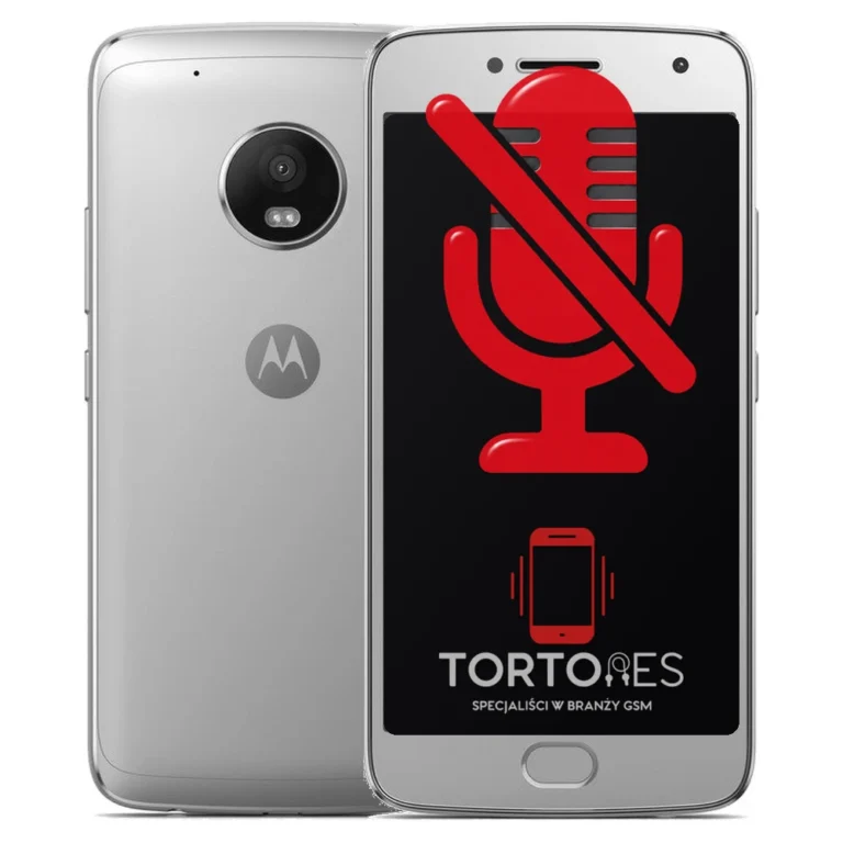 Motorola Moto G5 Plus z symbolem mikrofonu - naprawa mikrofonu