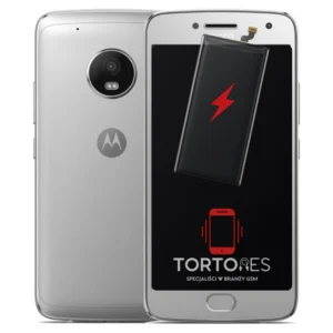 Motorola Moto G5 Plus z ilustracją baterii - wymiana baterii
