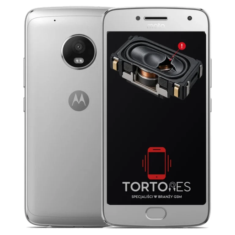Motorola Moto G5 Plus z symbolem głośnika multimedialnego - wymiana głośnika multimedialnego