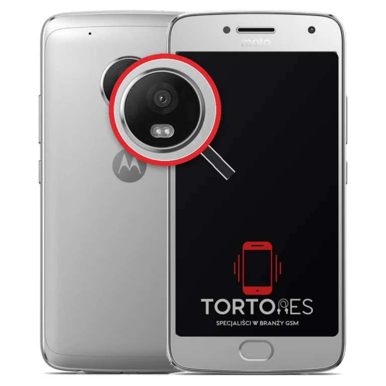 Motorola Moto G5 Plus z lupą na tylnych aparatach - wymiana tylnej kamery