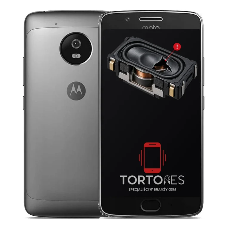 Motorola Moto G5 z symbolem głośnika multimedialnego - wymiana głośnika multimedialnego