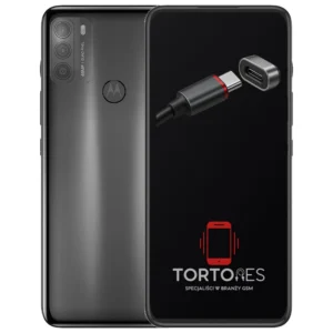 Motorola Moto G50 z ilustracją złącza ładowania - naprawa złącza ładowania