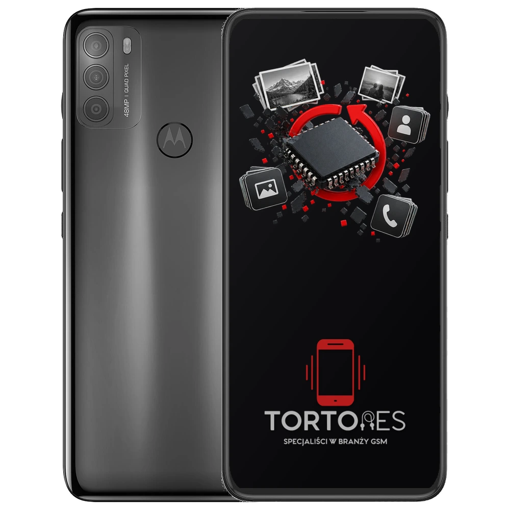 Motorola Moto G50 z ilustracją odzyskiwania danych - odzyskiwanie danych