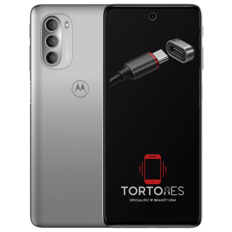 Motorola Moto G51 5G z ilustracją złącza ładowania - naprawa złącza ładowania