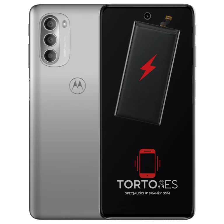 Motorola Moto G51 5G z ilustracją baterii - wymiana baterii