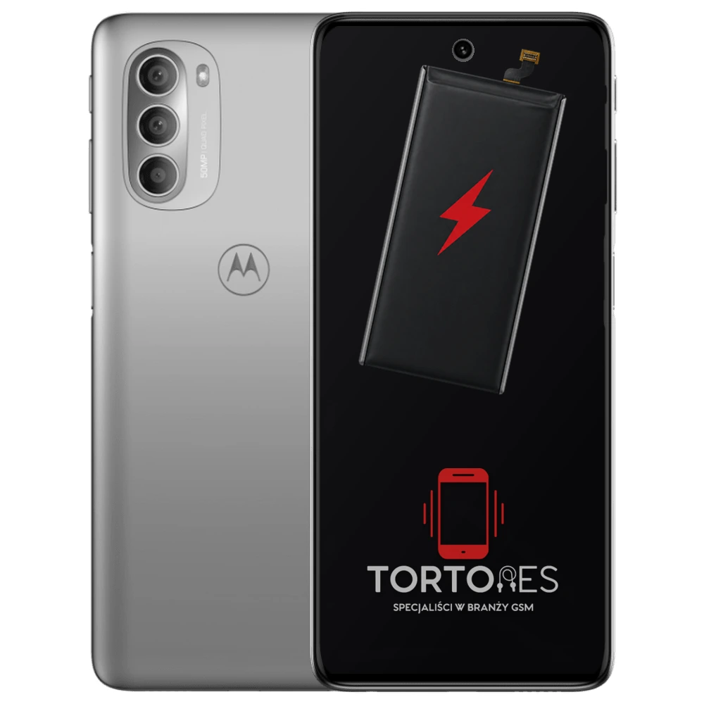 Motorola Moto G51 5G z ilustracją baterii - wymiana baterii