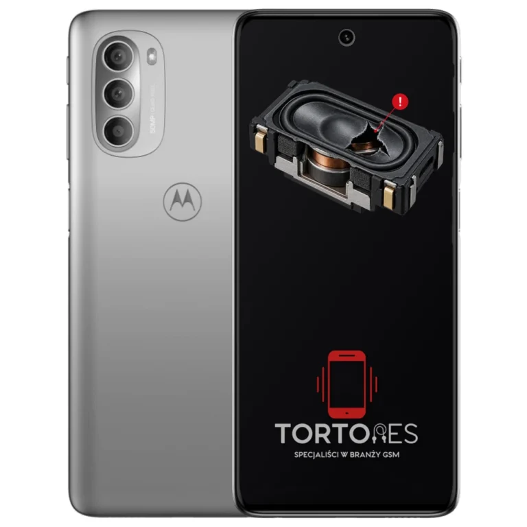 Motorola Moto G51 5G z symbolem głośnika multimedialnego - wymiana głośnika multimedialnego