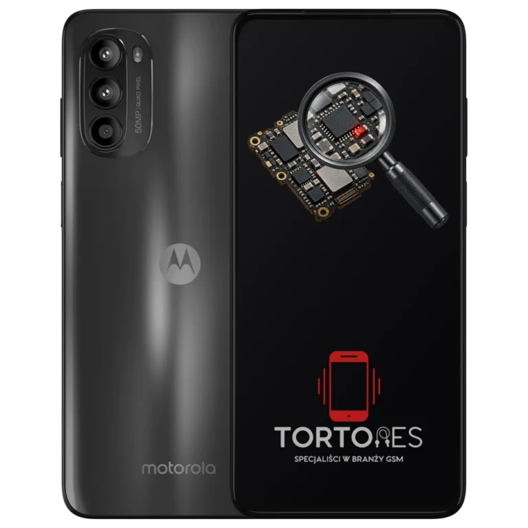 Motorola Moto G52 z symbolem diagnostyki - diagnoza telefonu