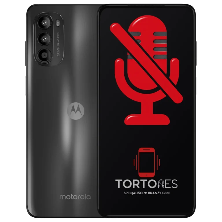 Motorola Moto G52 z symbolem mikrofonu - naprawa mikrofonu