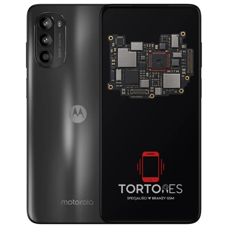 Motorola Moto G52 z ilustracją płyty głównej - naprawa płyty głównej