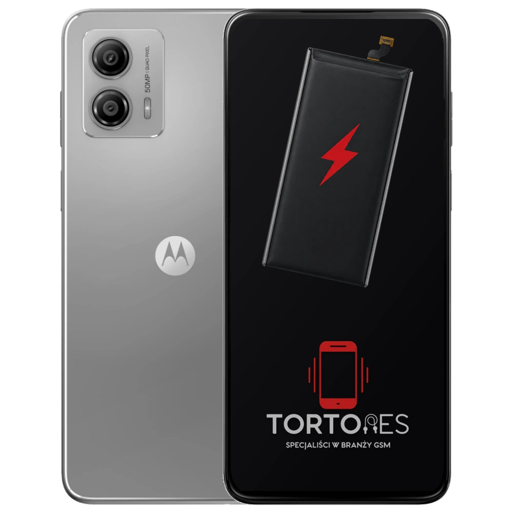 Motorola Moto G53 5G z ilustracją baterii - wymiana baterii