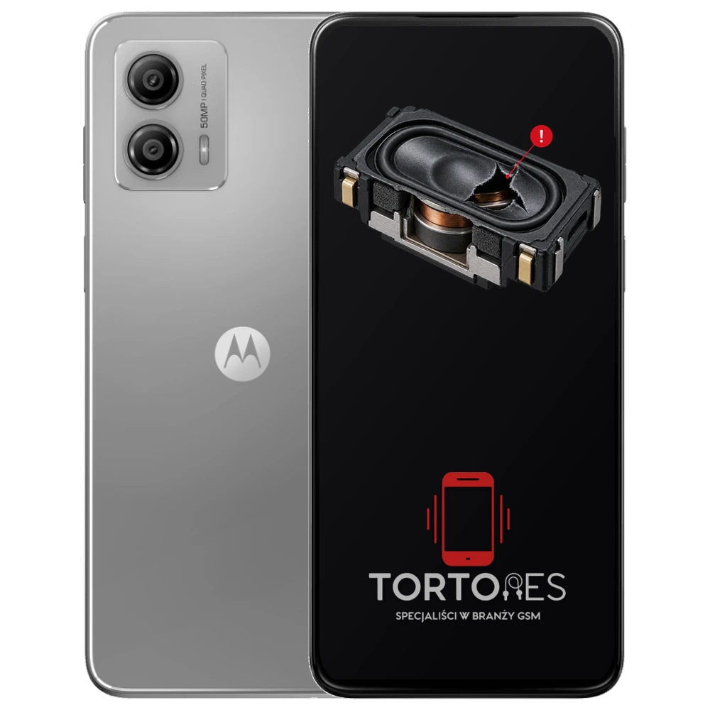 Motorola Moto G53 5G z symbolem głośnika multimedialnego - wymiana głośnika multimedialnego
