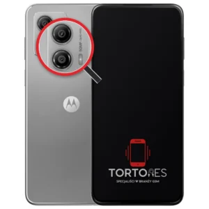 Motorola Moto G53 5G z lupą na tylnych aparatach - wymiana tylnej kamery