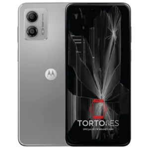 Motorola Moto G53 5G z ilustracją pękniętego wyświetlacza - wymiana zbitego wyświetlacza