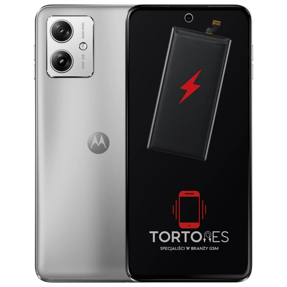 Motorola Moto G54 5G Power Edition z ilustracją baterii - wymiana baterii